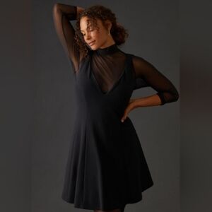 Maeve By Anthropologie Black Long Sleeve Dress Size Medium NWT